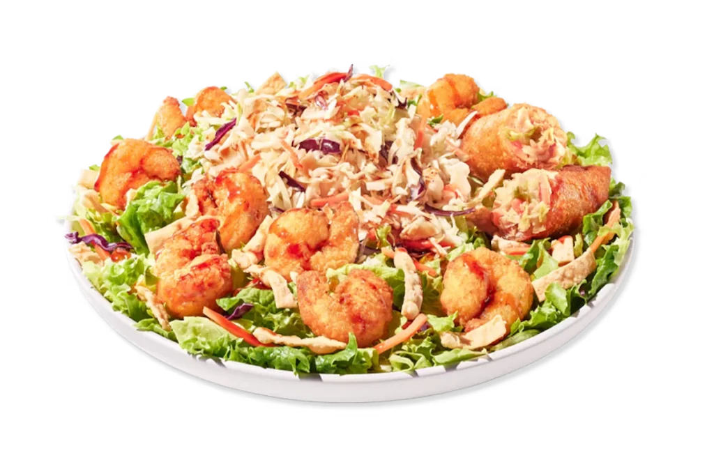 Asian Zensation Zalad™ with Southern Fried Shrimp 1 Asian Zensation Zalad™ with Southern Fried Shrimp