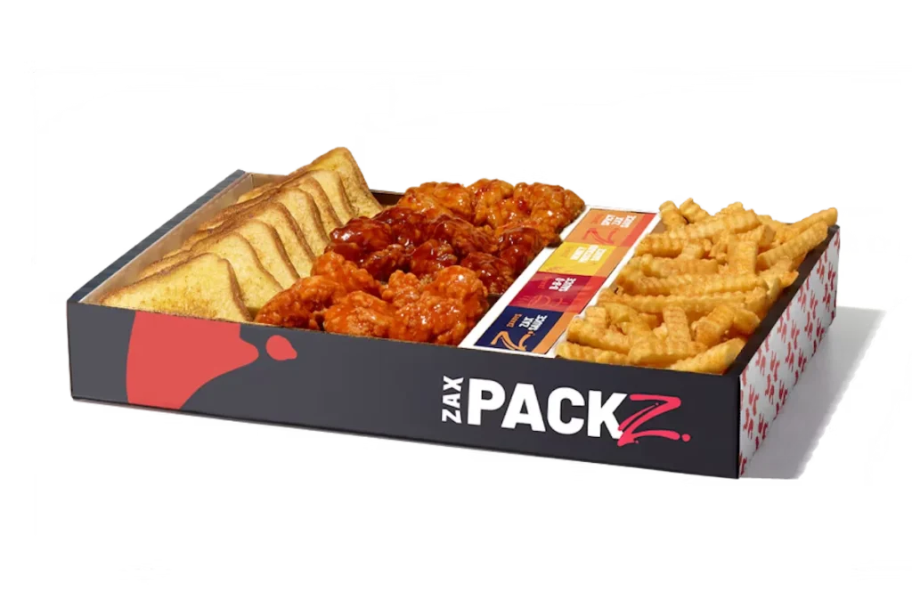 Discover Zaxby’s Menu Updated and Prices 2025! 59 Boneless Wings Zax Packz