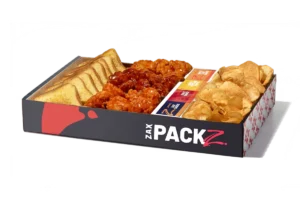 Boneless Wings Zax Packz with Tater Chips