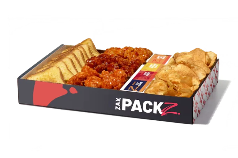 Boneless Wings Zax Packz with Tater Chips