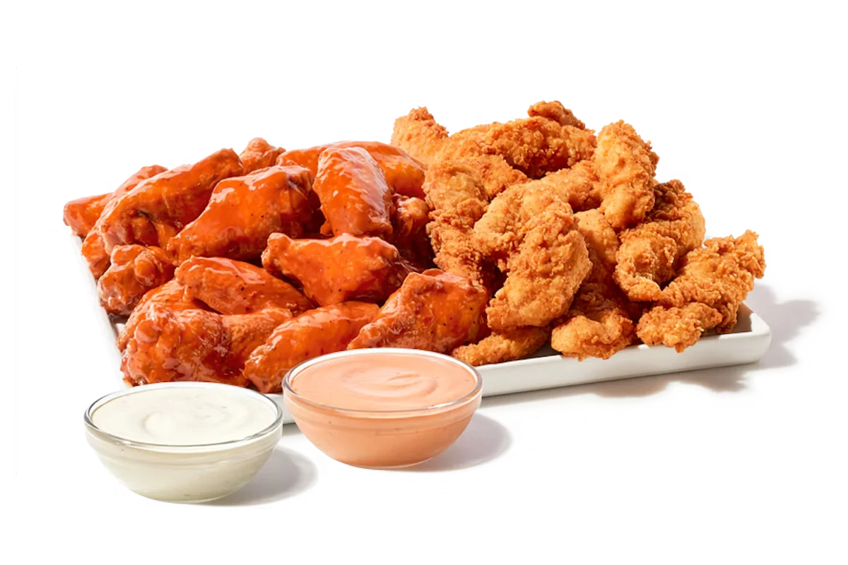 Discover Zaxby’s Menu Updated and Prices 2025! 68 Chicken Fingerz™ and Traditional Wings Zampler Platter